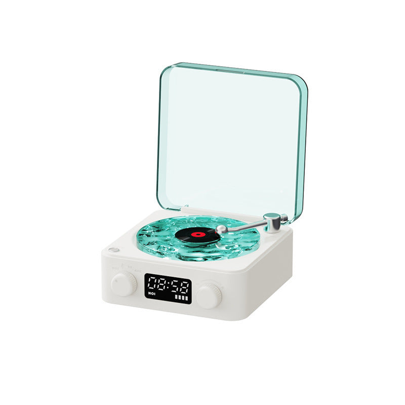 Retro Record Wireless Player With RGB Projection