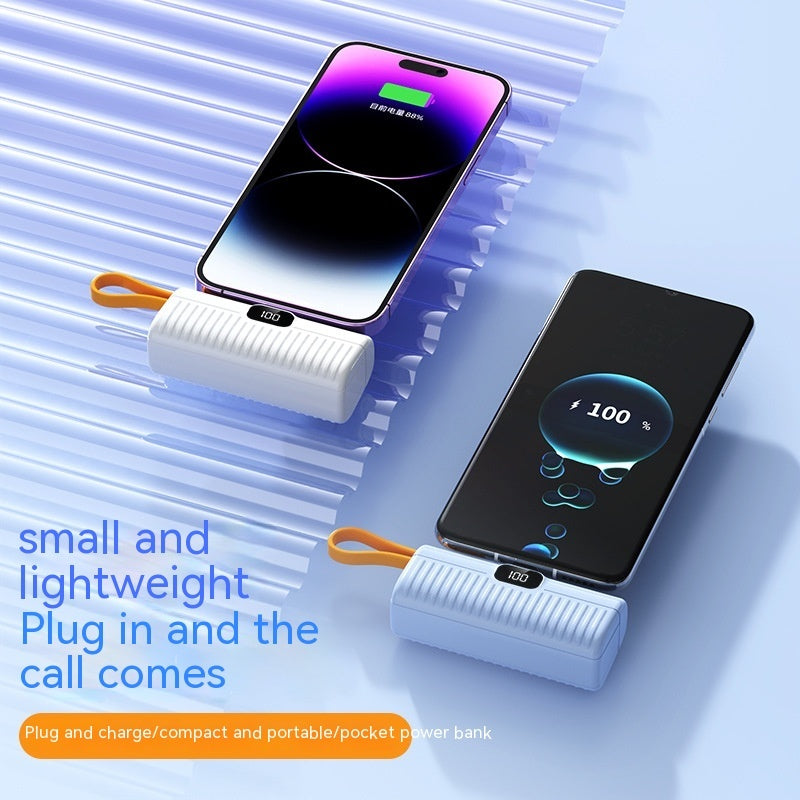 Mini Compact Portable Capsule Power Bank