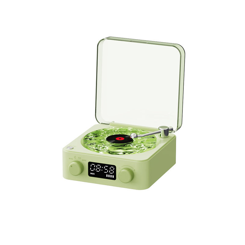 Retro Record Wireless Player With RGB Projection