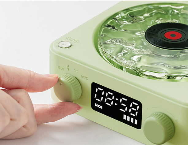 Retro Record Wireless Player With RGB Projection