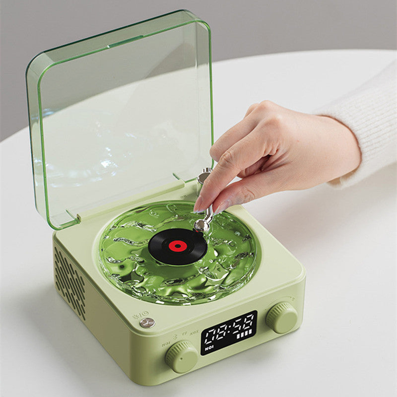 Retro Record Wireless Player With RGB Projection
